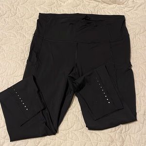 Black lululemon 7/8th leggings.